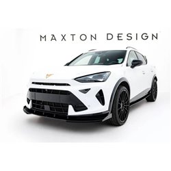 Maxton - Street Pro Lame Du Pare-Chocs Avant Cupra Formentor Mk1 Facelift Noir + Rabats Brillant 