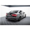 Maxton - Diffuseur Arrière Complet Audi A4 B8 (Version avec échappements simples sur deux côtés) 