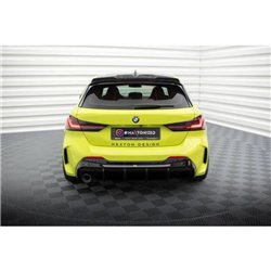 Maxton - Diffuseur Arrière Complet V.3 BMW 1 M-Pack / 128ti F40 (Version avec embouts d'échappement simples d'un côté) 