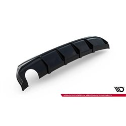 Maxton - Diffuseur Arrière Complet V.3 BMW 1 M-Pack / 128ti F40 (Version avec embouts d'échappement simples d'un côté) 