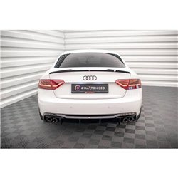 Maxton - Diffuseur Arrière Complet Audi A5 Coupe 8T Facelift (Version avec double échappement des deux côtés) 