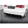 Maxton - Diffuseur Arrière Complet Audi A3 S-Line Sportback 8V (Version avec double embout d'échappement d'un côté) Version avec