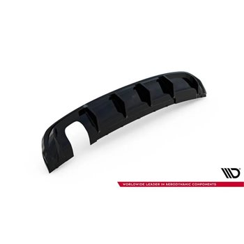 Maxton - Diffuseur Arrière Complet Audi A3 S-Line Sportback 8V (Version avec embouts d'échappement simples d'un côté) Version av
