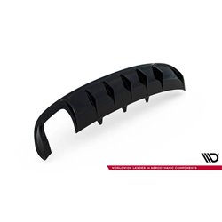 Maxton - Diffuseur Arrière Complet Audi A4 S-Line Sedan / Avant B8 (Version avec double embout d'échappement d'un côté) Version 