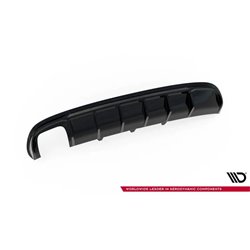 Maxton - Diffuseur Arrière Complet Audi A4 S-Line Sedan / Avant B8 (Version avec double embout d'échappement d'un côté) Version 