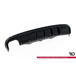 Maxton - Diffuseur Arrière Complet Audi A5 S-Line Sportback 8T (Version avec double embout d'échappement d'un côté) Version avec