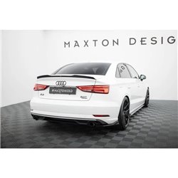 Maxton - Lames De Pare-Chocs Arrière Latérales V.1 Audi A3 Sedan 8V Facelift 