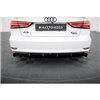 Maxton - Diffuseur Arrière Complet Audi A3 Sedan 8V Facelift (Version avec embouts d'échappement simples d'un côté) Version avec