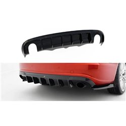 Maxton - Diffuseur Arrière Complet Audi A5 S-Line Sportback 8T (Version avec embouts d'échappement simples des deux côtés) Versi