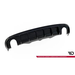 Maxton - Diffuseur Arrière Complet Audi A5 S-Line Sportback 8T (Version avec embouts d'échappement simples des deux côtés) Versi