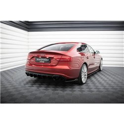 Maxton - Lames De Pare-Chocs Arrière Latérales Audi S5 / A5 S-Line Sportback 8T 