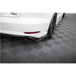 Maxton - Lames De Pare-Chocs Arrière Latérales V.2 Audi A3 Sedan 8V Facelift 