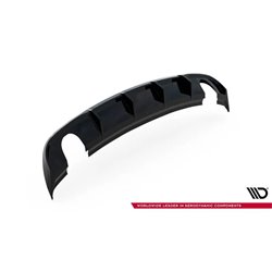 Maxton - Diffuseur Arrière Complet Audi A3 Sedan 8V Facelift (Version avec embouts d'échappement simples des deux côtés) Version