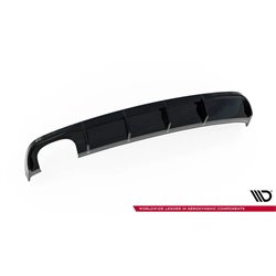 Maxton - Diffuseur Arrière Complet Audi A3 Sedan 8V Facelift (Version avec double embout d'échappement d'un côté) Version avec d