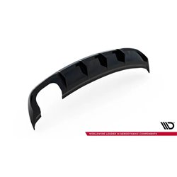 Maxton - Diffuseur Arrière Complet Audi A3 Sedan 8V Facelift (Version avec double embout d'échappement d'un côté) Version avec d