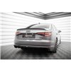 Maxton - Diffuseur Arrière Complet V.1 Audi A4 S-line B9 (Version avec embouts d'échappement simples d'un côté) Version avec emb