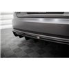 Maxton - Diffuseur Arrière Complet V.1 Audi A4 S-line B9 (Version avec embouts d'échappement simples d'un côté) Version avec emb