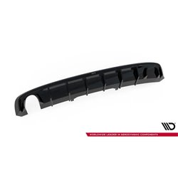 Maxton - Diffuseur Arrière Complet V.1 Audi A4 S-line B9 (Version avec embouts d'échappement simples d'un côté) Version avec emb