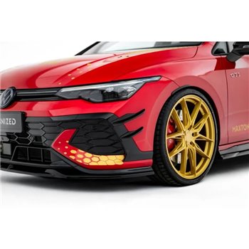 Maxton - Ailes de pare-chocs avant (Canards) Volkswagen Golf GTI Clubsport Mk8 Facelift 