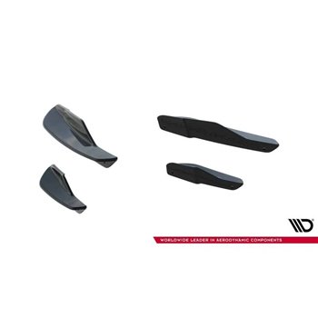 Maxton - Ailes de pare-chocs avant (Canards) Volkswagen Golf GTI Clubsport Mk8 Facelift 