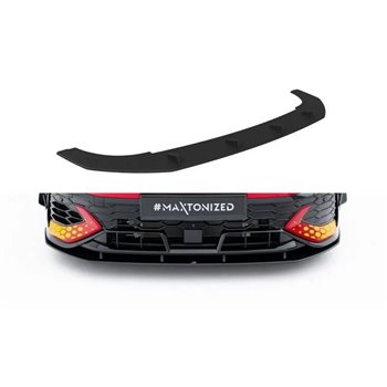 Maxton - Street Pro Lame Du Pare-Chocs Avant Volkswagen Golf GTI Clubsport Mk8 Facelift Noir-Rouge