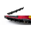 Maxton - Street Pro Central Diffuseur Arriere V.2 Volkswagen Golf GTI Clubsport Mk8 Facelift Noir-Rouge