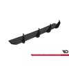 Maxton - Street Pro Central Diffuseur Arriere V.2 Volkswagen Golf GTI Clubsport Mk8 Facelift Noir-Rouge
