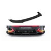 Maxton - Street Pro Lame Du Pare-Chocs Avant Volkswagen Golf GTI Clubsport Mk8 Facelift Noir-Rouge + Rabats Brillant