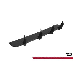 Maxton - Street Pro Central Diffuseur Arriere V.2 Volkswagen Golf GTI Clubsport Mk8 Facelift Noir