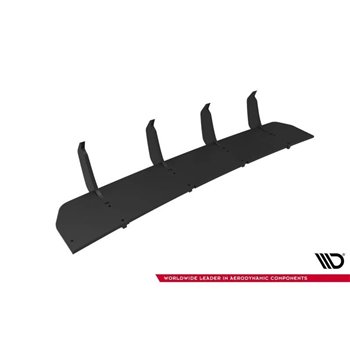 Maxton - Street Pro Central Diffuseur Arriere V.2 Volkswagen Golf GTI Clubsport Mk8 Facelift Noir