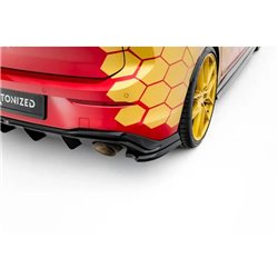 Maxton - Lames De Pare-Chocs Arrière Latérales V.4 Volkswagen Golf GTI Clubsport Mk8 Facelift 
