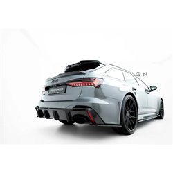 Maxton - Fibre de Carbone Diffuseur Arrière Audi RS7 C8 C8 (version without towbar) Non