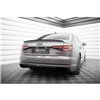 Maxton - Diffuseur Arrière Complet V.1 Audi A4 S-line B9 (Version avec double embout d'échappement d'un côté) Version avec doubl