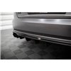 Maxton - Diffuseur Arrière Complet V.1 Audi A4 S-line B9 (Version avec double embout d'échappement d'un côté) Version avec doubl