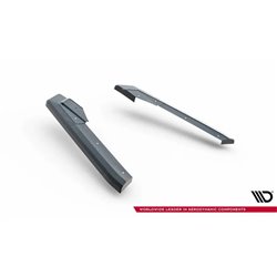 Maxton - Fibre de Carbone Lames De Pare-Chocs Arrière Latérales Audi RS7 C8 
