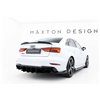 Maxton - Street Pro Central Diffuseur Arriere V.2 Audi RS3 Sedan 8V Facelift Noir-Rouge