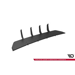 Maxton - Street Pro Central Diffuseur Arriere V.2 Audi RS3 Sedan 8V Facelift Noir-Rouge