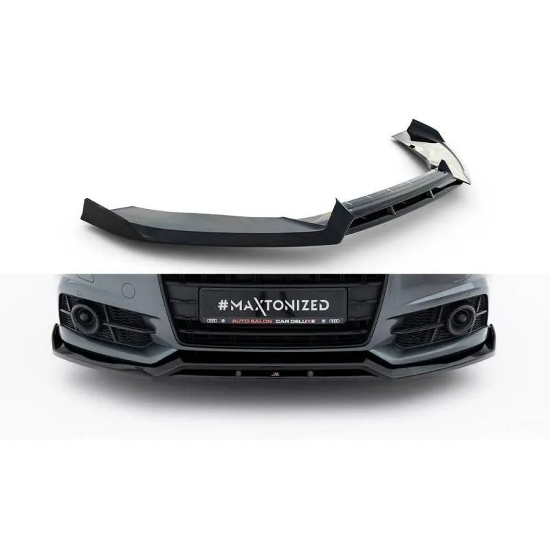 Maxton - Lame Du Pare-Chocs Avant V.3 Audi A6 / A6 C7 S-line/ S6 C7 Facelift