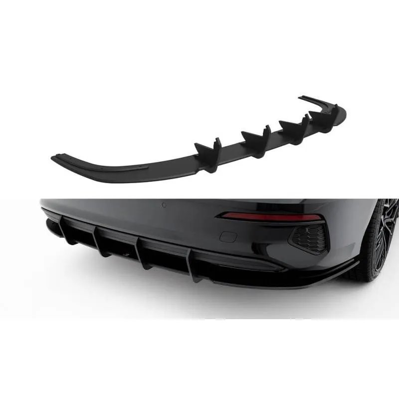 Maxton - Street Pro Central Diffuseur Arriere Audi A3 Sedan 8Y Noir-Rouge