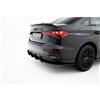 Maxton - Street Pro Central Diffuseur Arriere Audi A3 Sedan 8Y Noir-Rouge