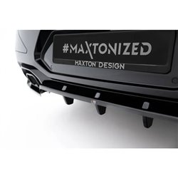 Maxton - Arriere Lame (avec une barre verticale) V.2 BMW X4 M-Pack G02 Facelift 
