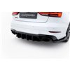 Maxton - Street Pro Central Diffuseur Arriere V.2 Audi RS3 Sedan 8V Facelift Rouge