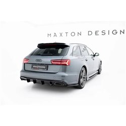 Maxton - Lames De Pare-Chocs Arrière Latérales V.3 Audi S6 / A6 S-Line / A6 C7 FL 