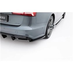 Maxton - Lames De Pare-Chocs Arrière Latérales V.3 Audi S6 / A6 S-Line / A6 C7 FL 
