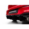 Maxton - Street Pro Central Diffuseur Arriere V.1 Volkswagen Golf GTI Clubsport Mk8 Facelift Noir-Rouge