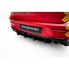 Maxton - Street Pro Central Diffuseur Arriere V.1 Volkswagen Golf GTI Clubsport Mk8 Facelift Noir-Rouge