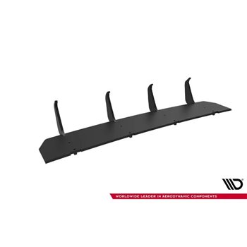Maxton - Street Pro Central Diffuseur Arriere V.1 Volkswagen Golf GTI Clubsport Mk8 Facelift Noir-Rouge