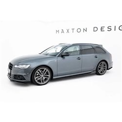 Maxton - Rajouts Des Bas De Caisse Pour V.2 Audi A6 / A6 C7 S-line/ S6 C7 Facelift 