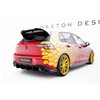 Maxton - Street Pro Central Diffuseur Arriere V.1 Volkswagen Golf GTI Clubsport Mk8 Facelift Rouge