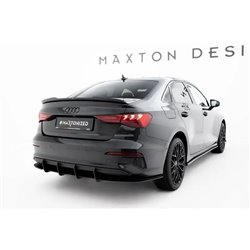 Maxton - Street Pro Central Diffuseur Arriere Audi A3 Sedan 8Y Noir